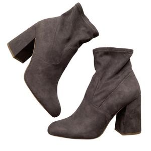 Steve Madd3n Elegant Gray Women's Ankle Boots